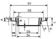 Type malléable norme des garnitures K de fer d'OEM de la garniture ISO2531 de la glande NBR de joint fournisseur