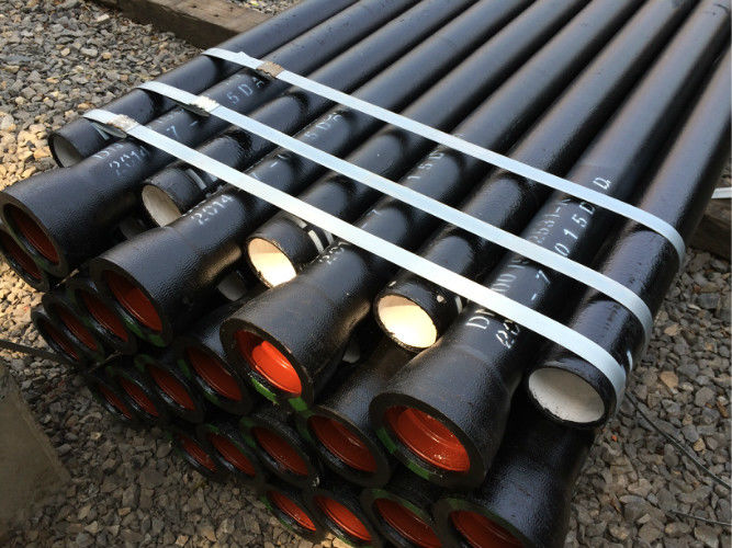 zinc malléable de tuyau de fer rayé par ciment de 6M pulvérisant avec la norme ISO2531 fournisseur