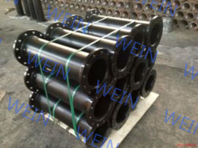 Le double de revêtement spécial a bridé le type malléable DN80 - 2000mm de soudure de tuyau de fer fournisseur