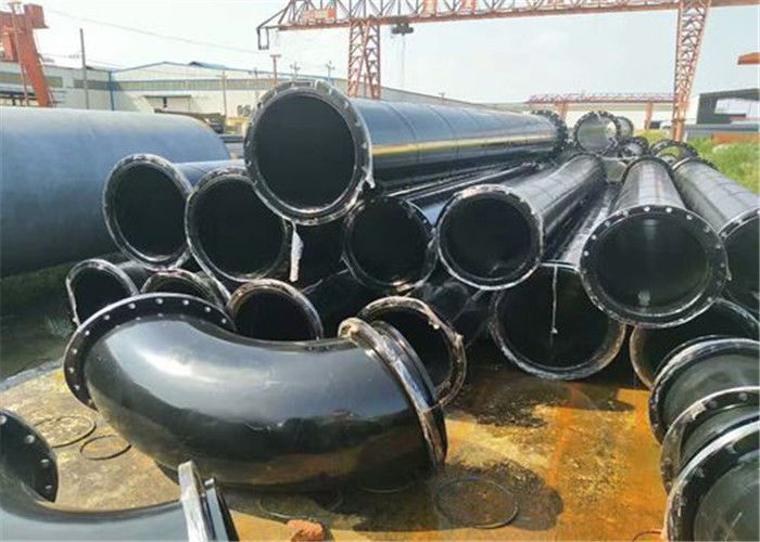 Tuyau d'acier ondulé soudé par spirale en acier enduite en plastique de tube de drainage de gaz fournisseur
