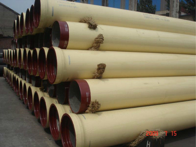 Unité de longueur interne de revêtement de polyuréthane de tuyau malléable de fer d'ISO2531 K9 6M fournisseur